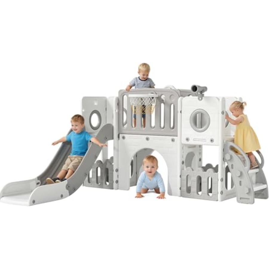 Kids Outdoor Gear - 9 in 1 Toddler Slide Set,