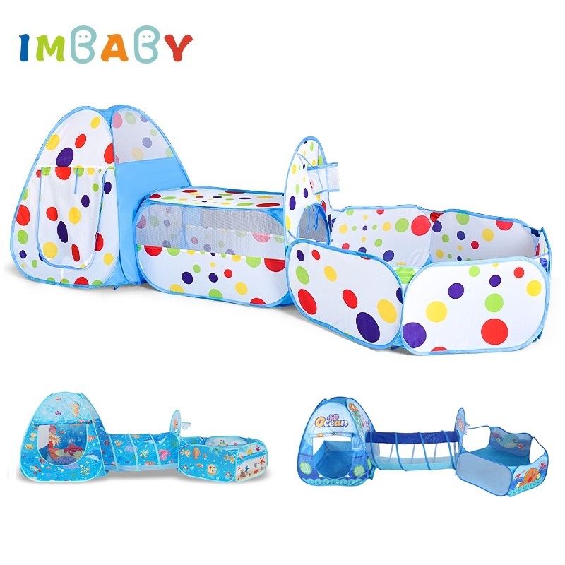 Kids Outdoor Playhouse - IMBABY 3 in 1 Ball Pool
