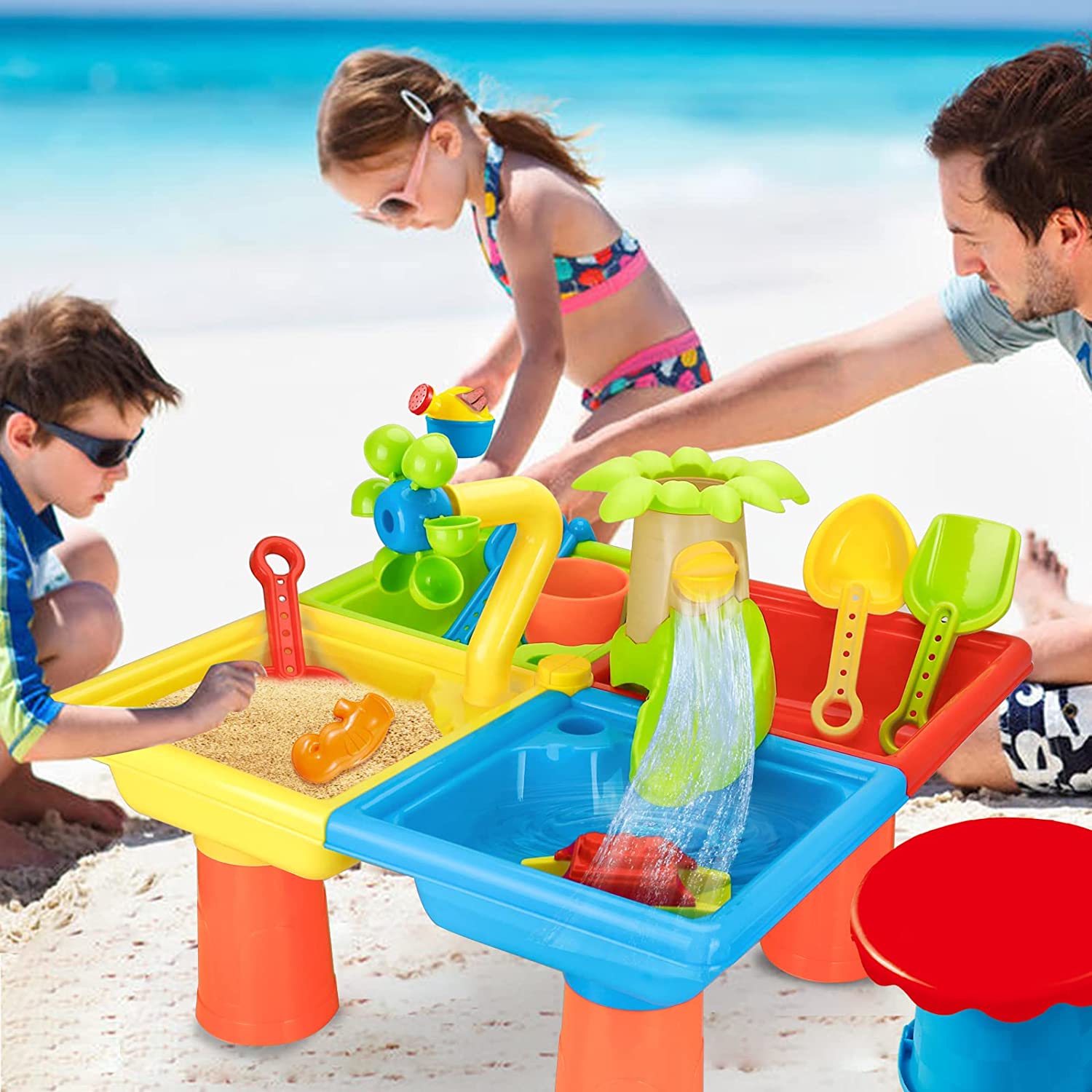 Kids Outdoor Water Toys - Beach Table Sand Play Toys Children
