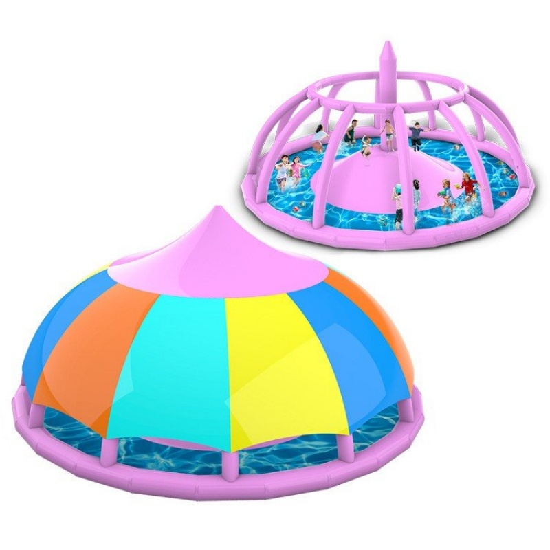 Kids Outdoor Water Park - Upgraded Sunshade Inflatable Swimming Pool for