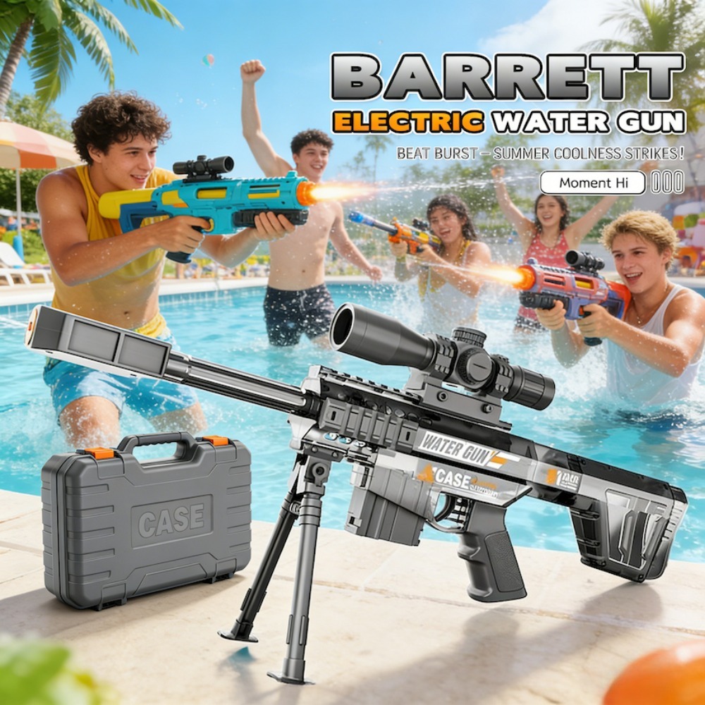 Kids Outdoor Water Play - Electric Automatic Sniper Water Gun Toy