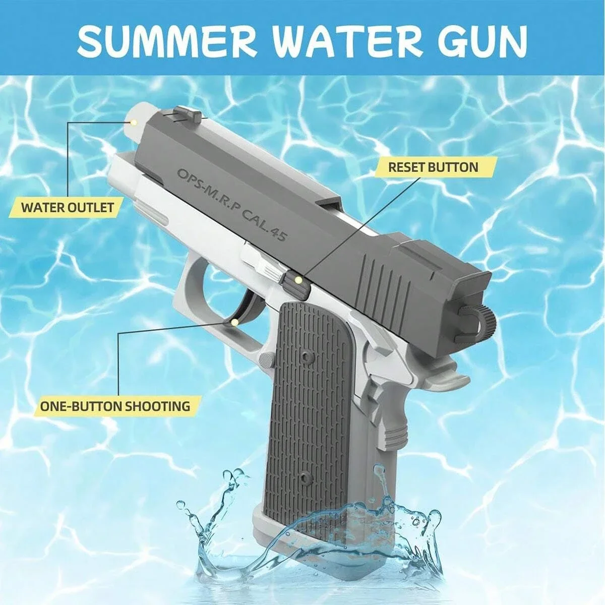 Toy Water Guns Pistol Toy Squi - огляд і ціна Kids Outdoor Water Toys