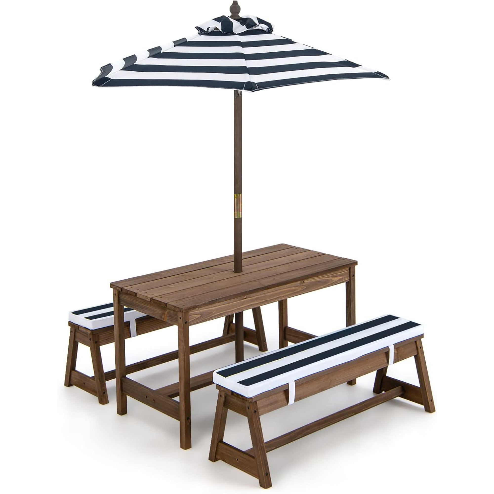 Kids Picnic Table with Umbrell - огляд і ціна Kids Outdoor Bench Table