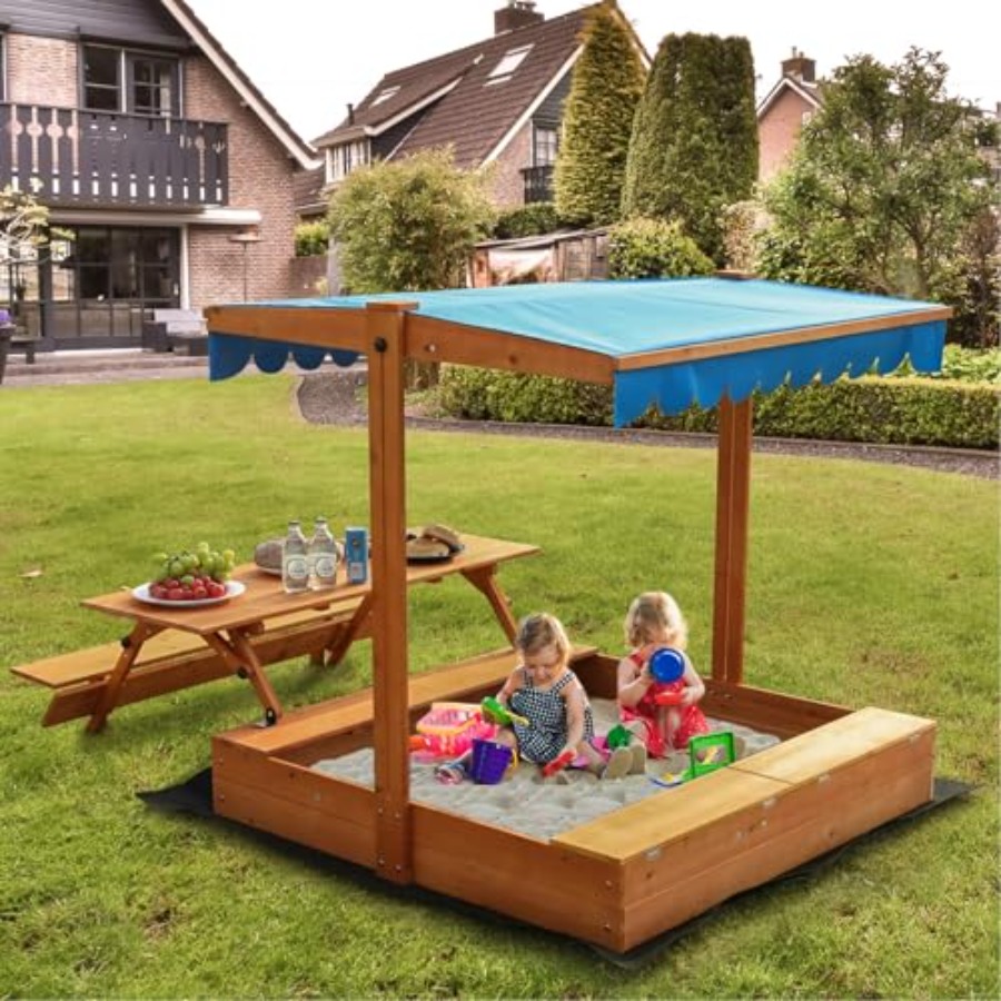 Backyard outdoor kids wooden s - огляд і ціна Kids Outdoor Bench Table