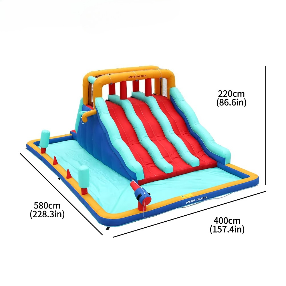 Outdoor Inflatable Bouncy Cast - огляд і ціна Kids Outdoor Slide