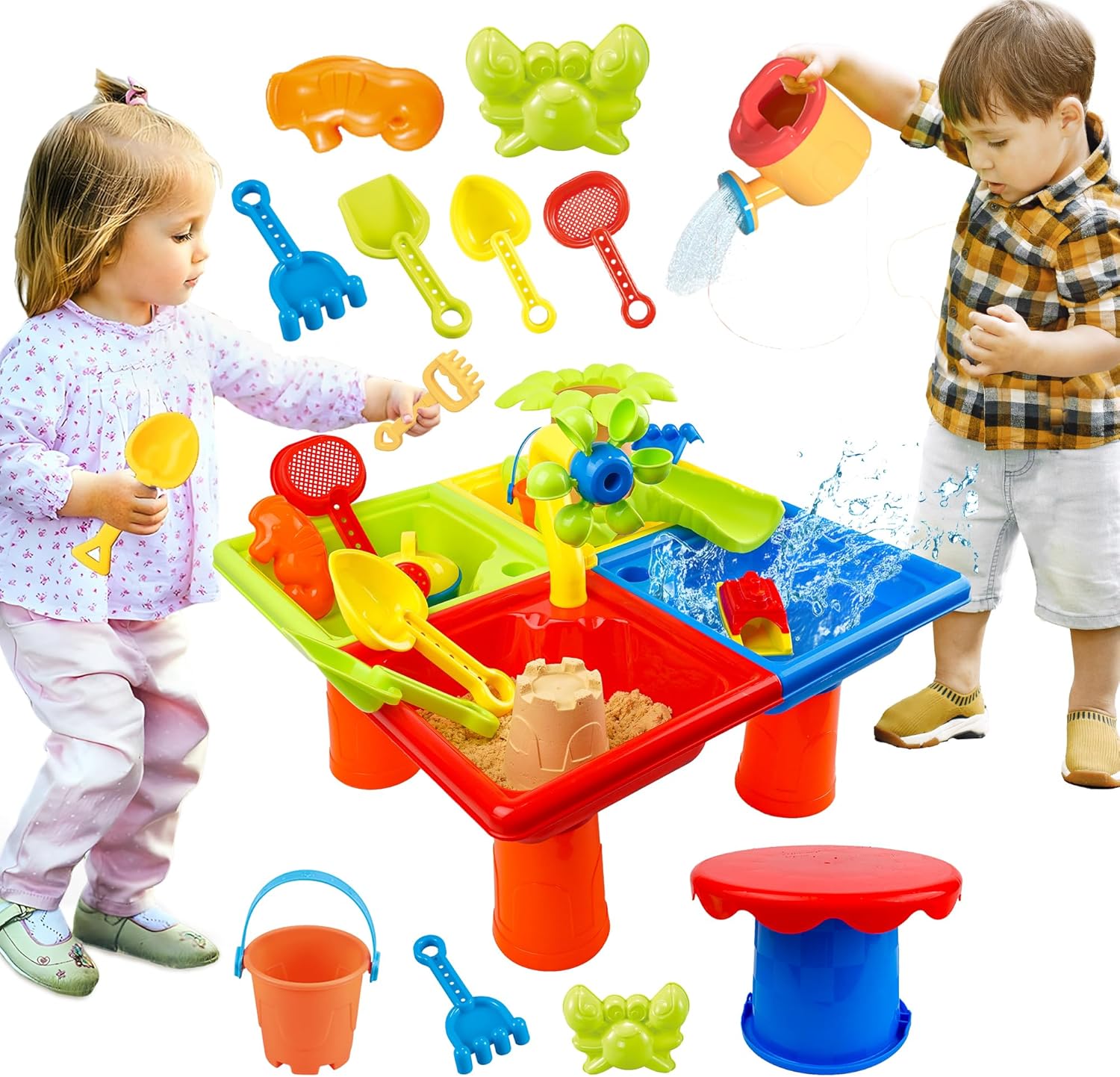 25 Pcs Summer Water Table for  - огляд і ціна Kids Outdoor Water Toys