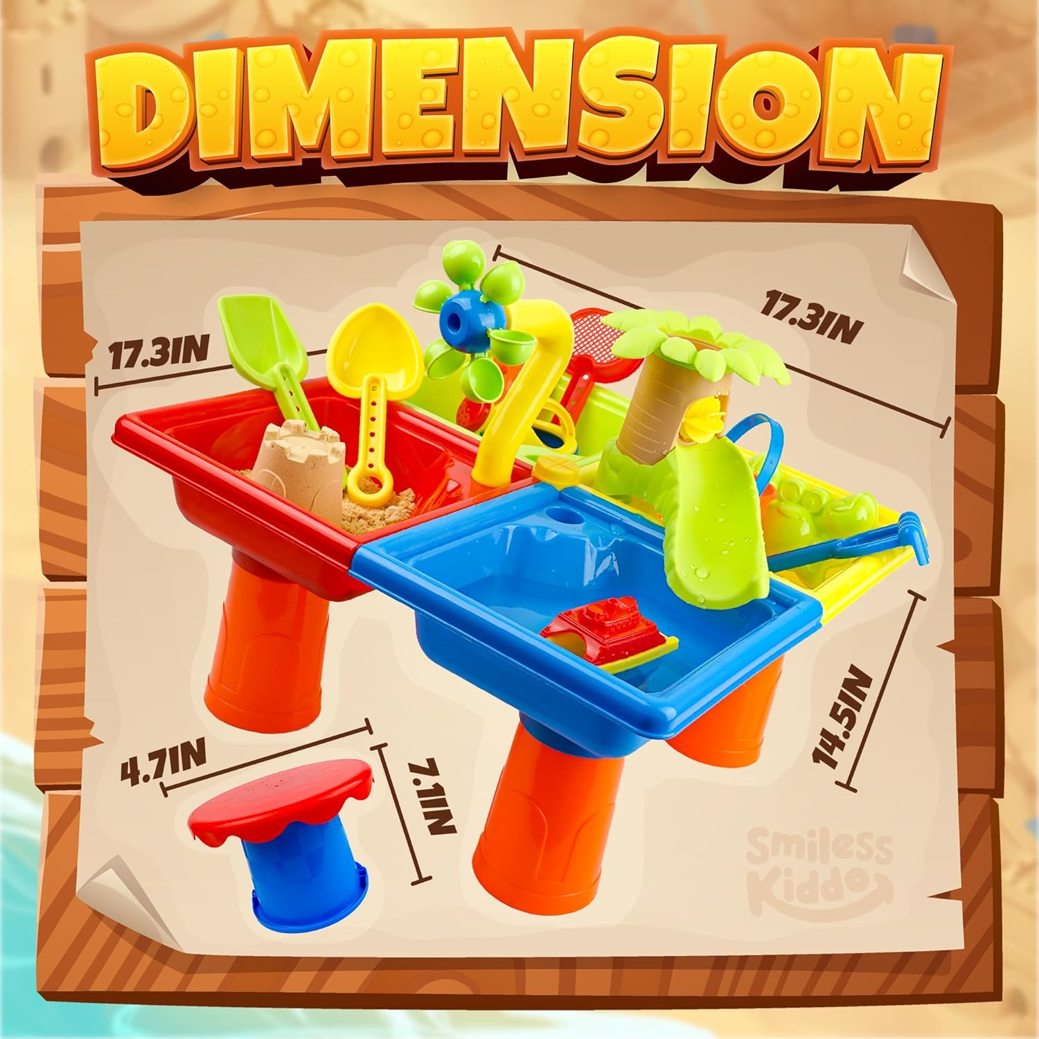 25 Pcs Summer Water Table for  - огляд і ціна Kids Outdoor Water Toys