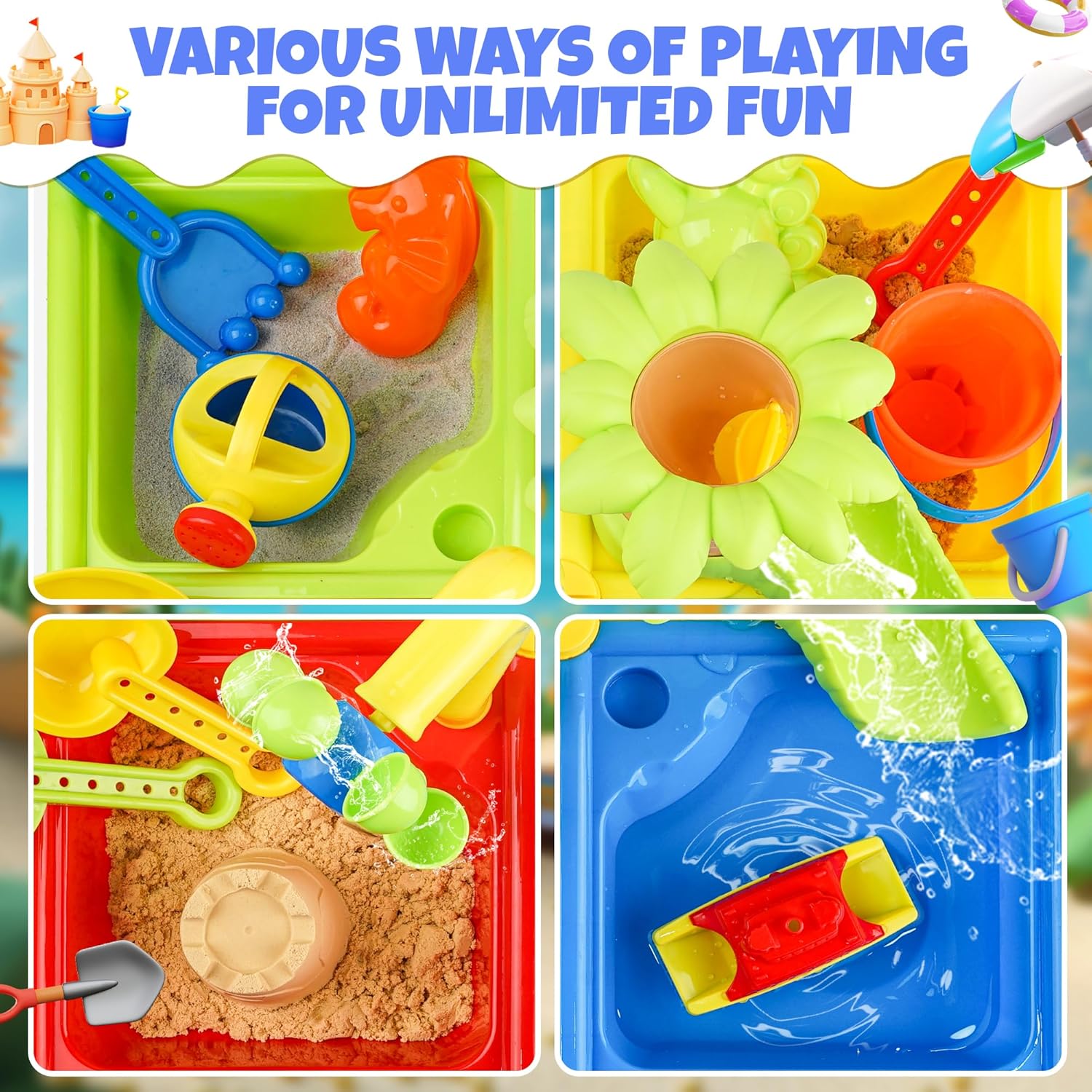 25 Pcs Summer Water Table for  - огляд і ціна Kids Outdoor Water Toys