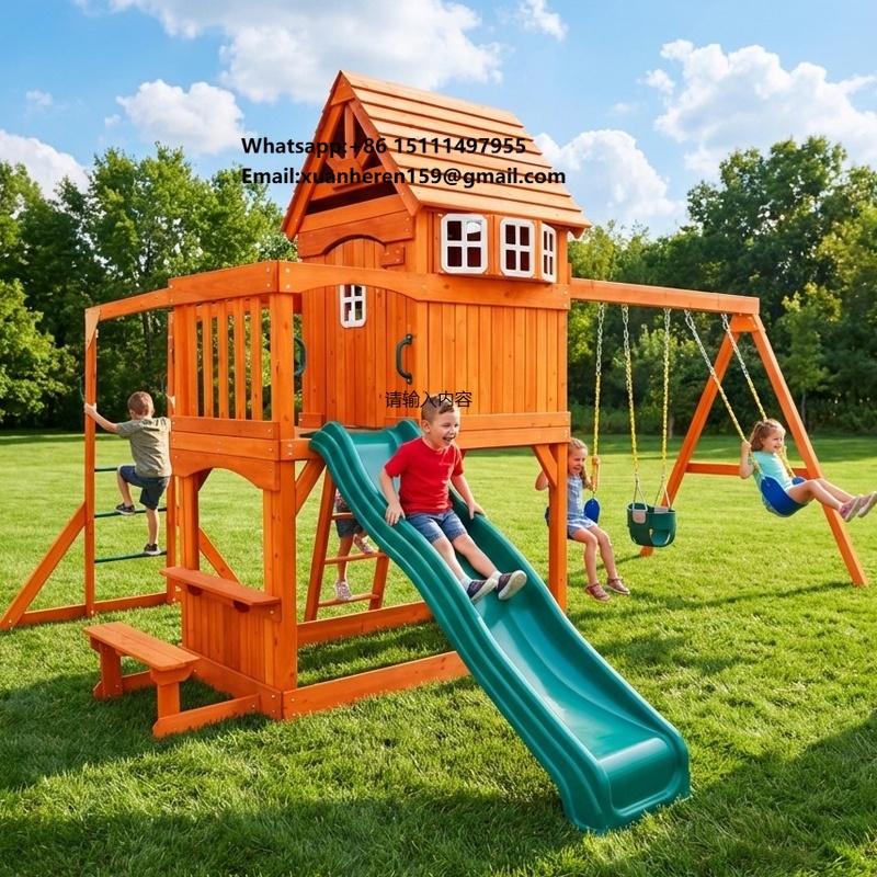 Large Outdoor Amusement Equipm - огляд і ціна Kids Outdoor Swing