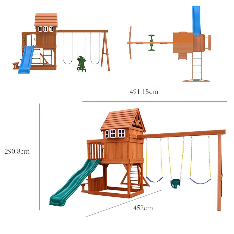 Large Outdoor Amusement Equipm - огляд і ціна Kids Outdoor Swing