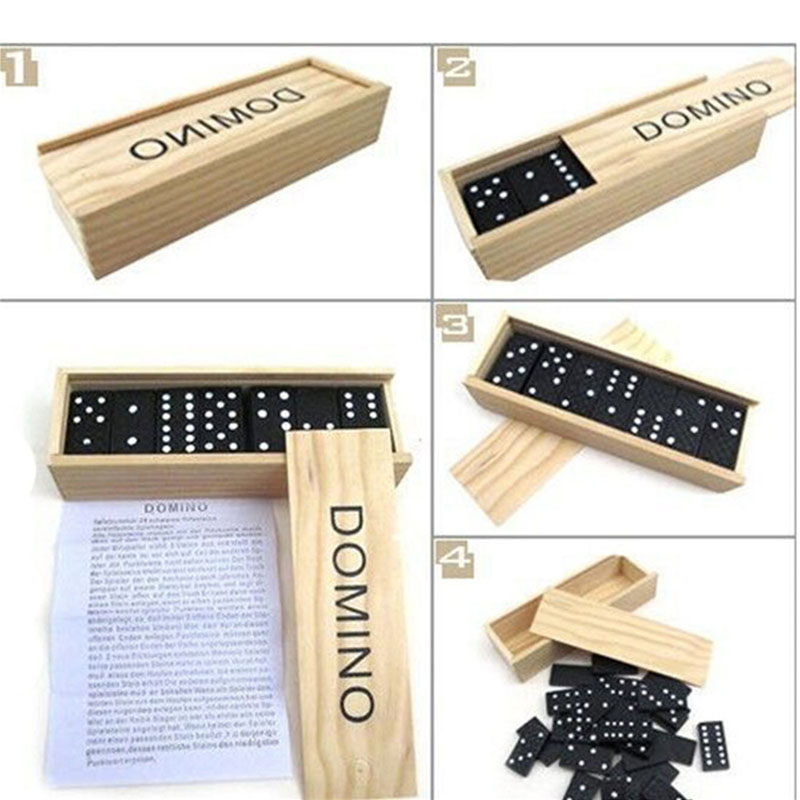 28pcs/Set Wooden Domino Board  - огляд і ціна Kids Outdoor Bench Table
