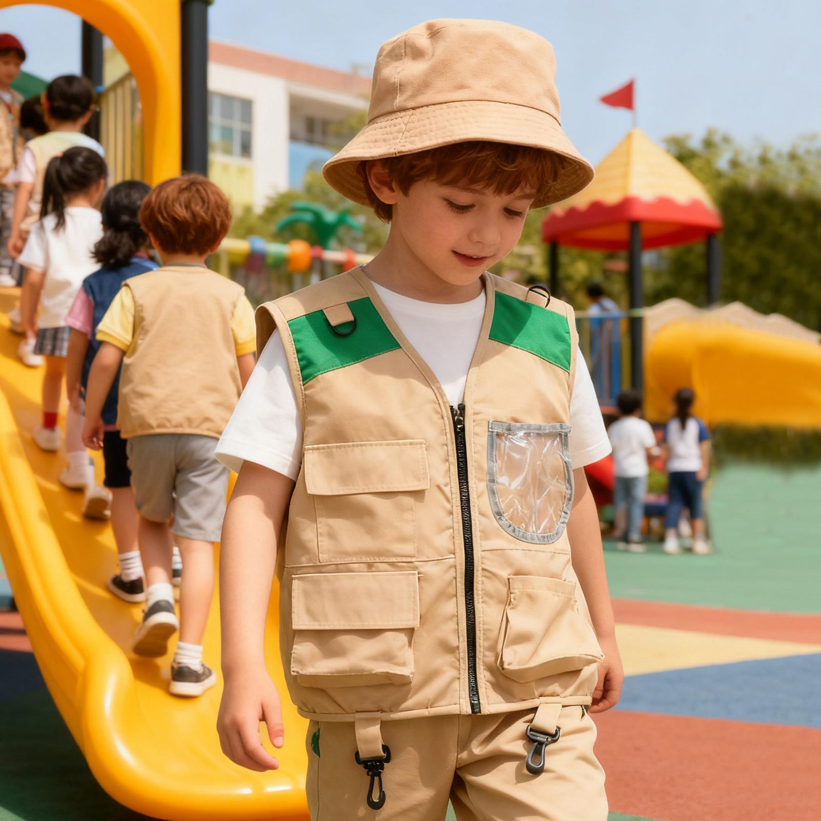 Kids Explorer hat and vest Cos - огляд і ціна Kids Outdoor Explorer Set