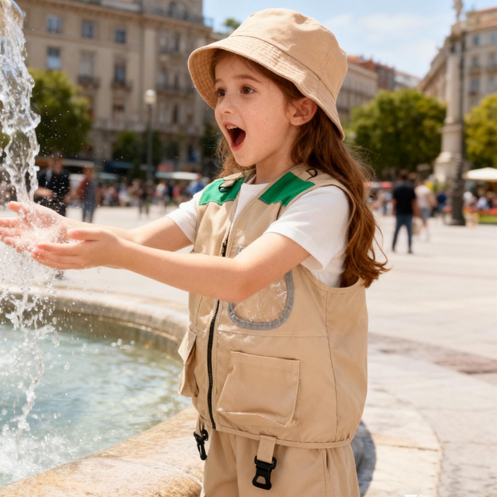 Kids Explorer hat and vest Cos - огляд і ціна Kids Outdoor Explorer Set