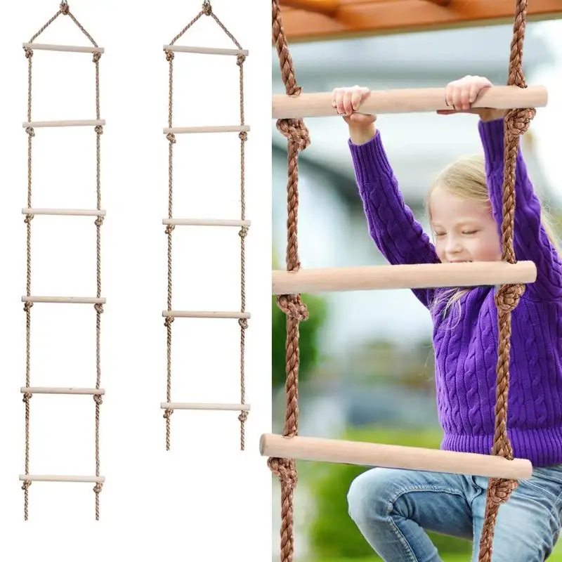 Kids Wooden Ladder Outdoor Act - огляд і ціна Kids Outdoor Swing