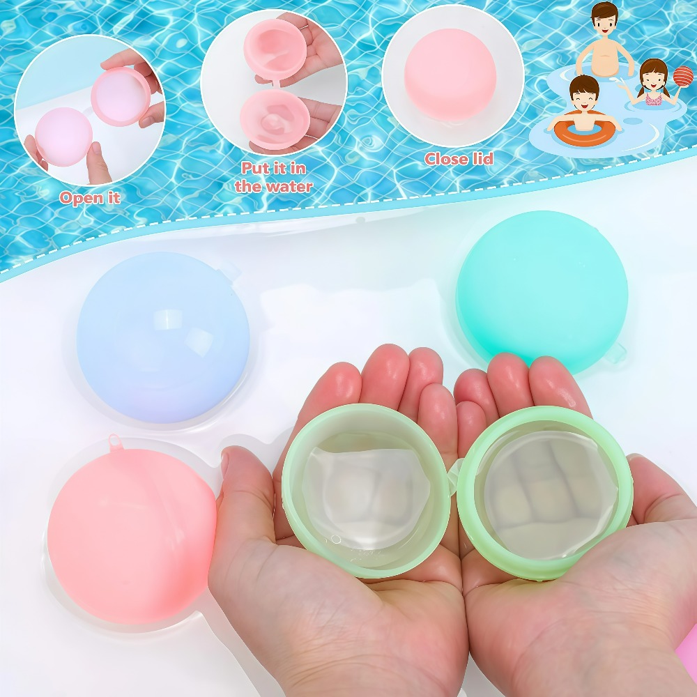 12/20/24/40Pcs Reusable Water  - огляд і ціна Kids Outdoor Water Toys