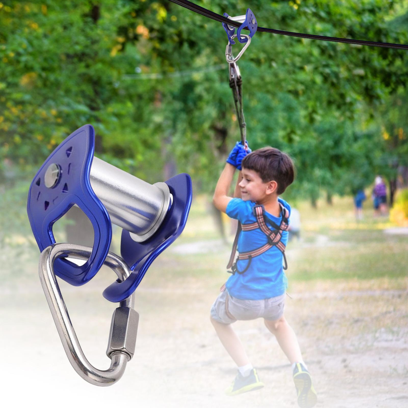 Heavy Duty Zip Line Trolley Qu - огляд і ціна Kids Outdoor Obstacle Course