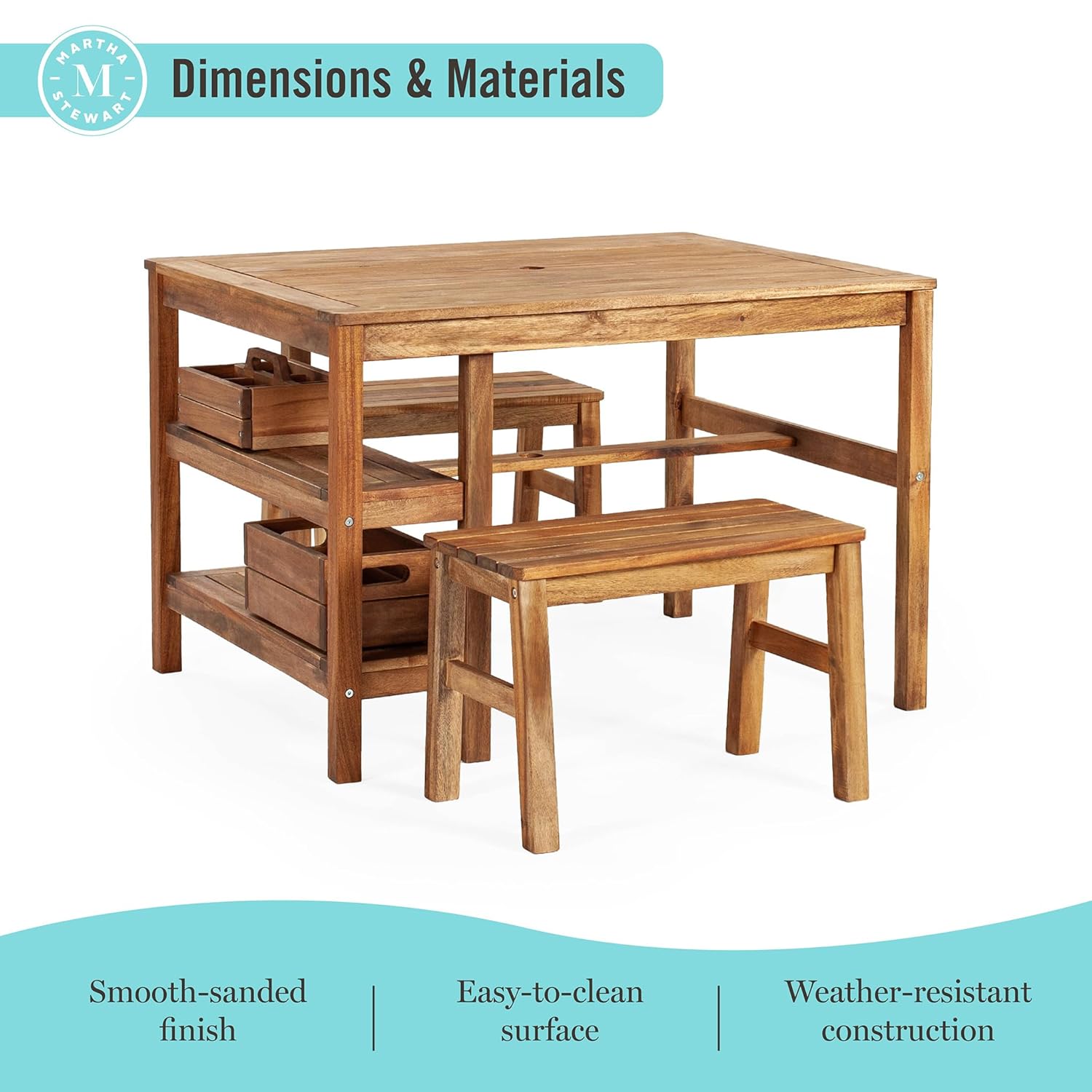 Kids Outdoor Craft Table and 2 - огляд і ціна Kids Outdoor Bench Table
