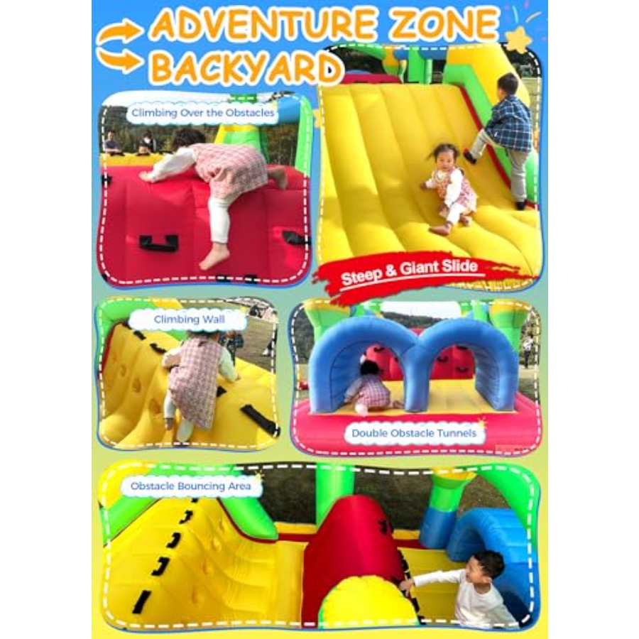 Backyard outdoor inflatable bo - огляд і ціна Kids Outdoor Obstacle Course