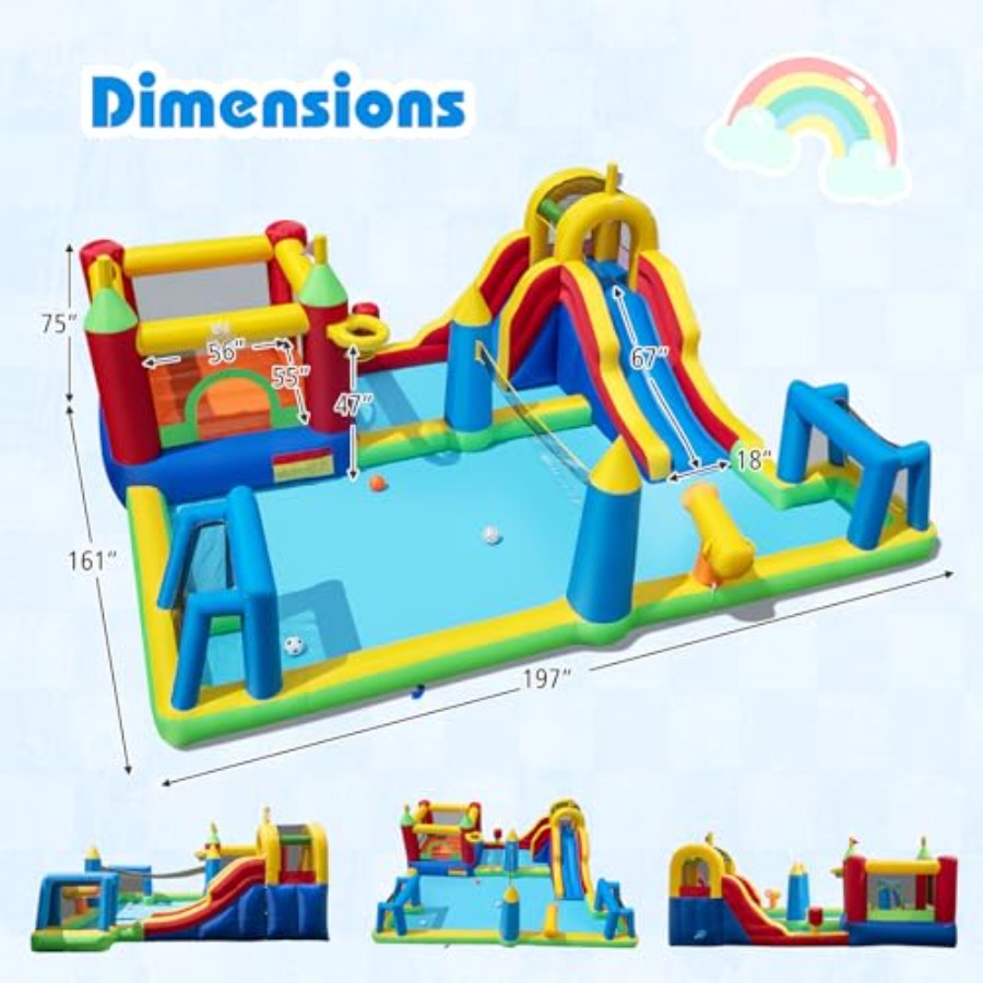 Backyard and indoor outdoor in - огляд і ціна Kids Outdoor Water Park