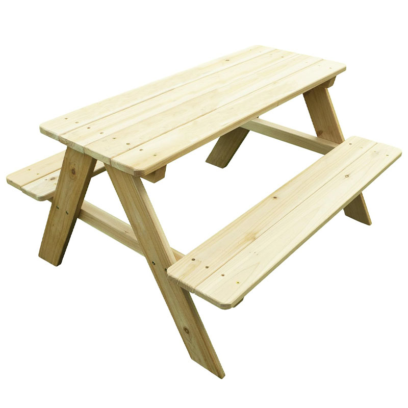 Outdoor Wooden Kids Picnic Tab - огляд і ціна Kids Outdoor Bench Table