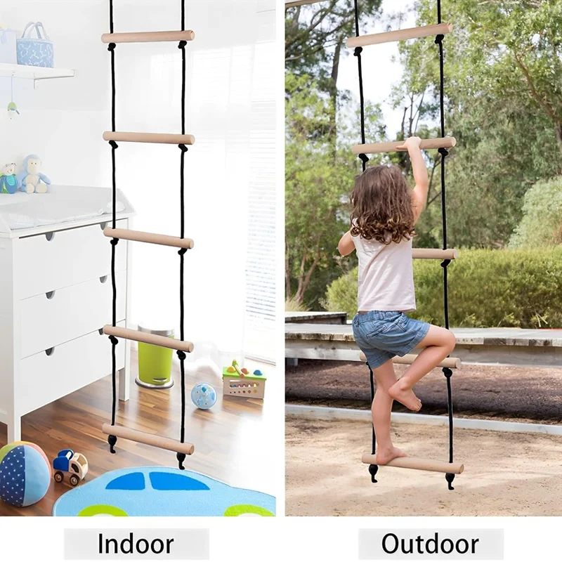 Children Climbing Rope Ladder  - огляд і ціна Kids Outdoor Swing