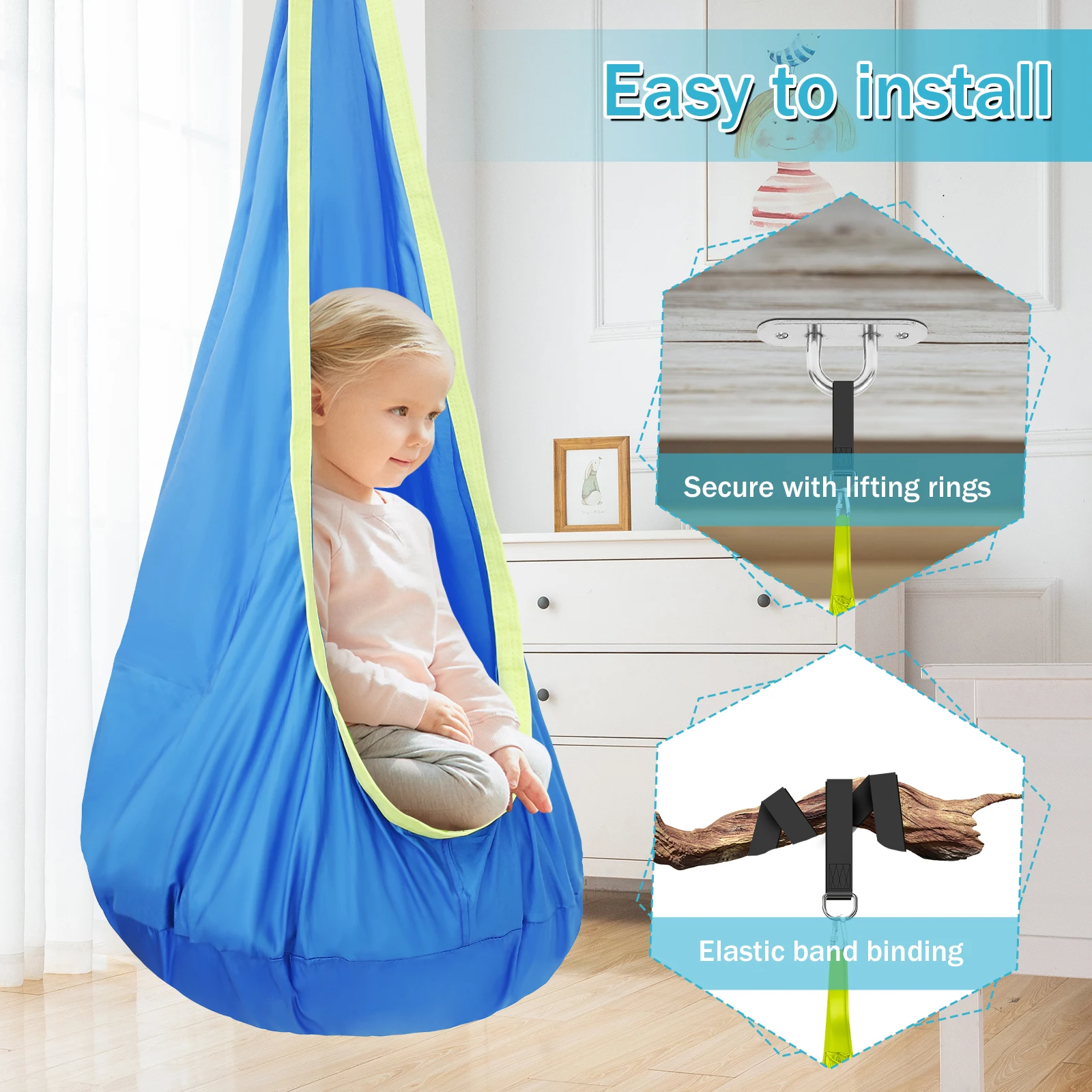 Chair Sensory Swing Chair Kids - огляд і ціна Kids Outdoor Swing