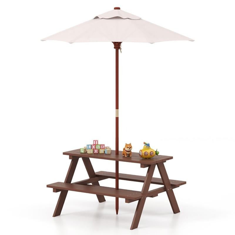 Outdoor 4-Seat Kids Picnic Tab - огляд і ціна Kids Outdoor Bench Table
