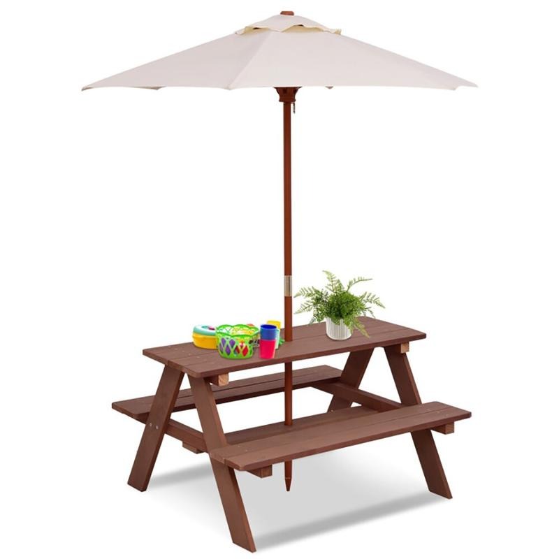 Outdoor 4-Seat Kids Picnic Tab - огляд і ціна Kids Outdoor Bench Table