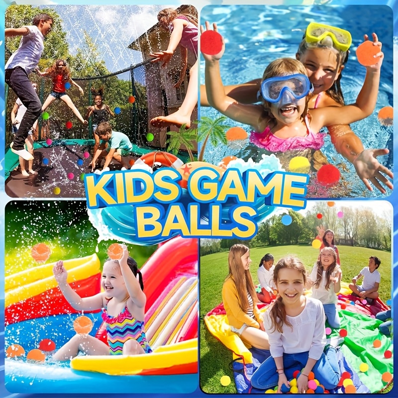 12/30/60Pcs Reusable Water Bal - огляд і ціна Kids Outdoor Water Toys
