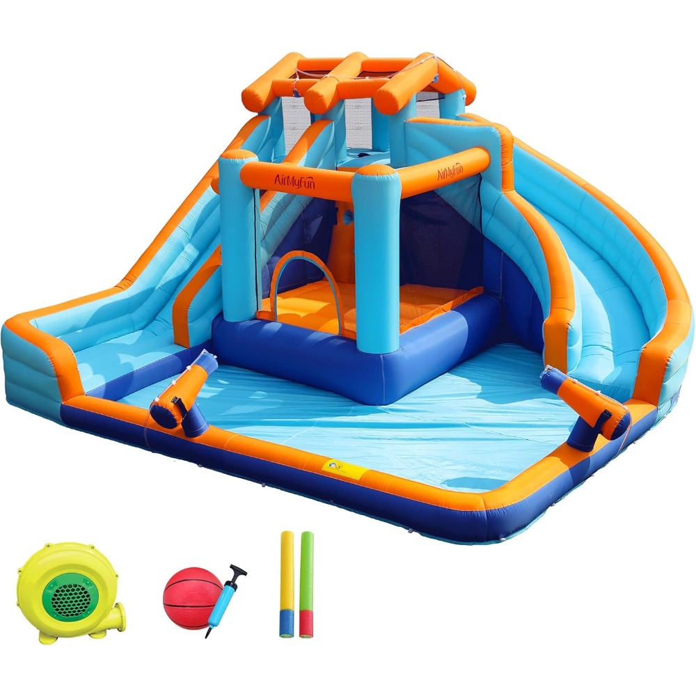 Large Water Slide Bounce House - огляд і ціна Kids Outdoor Playhouse