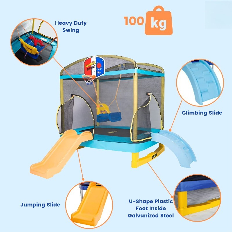 Wholesale Trampoline Outdoor K - огляд і ціна Kids Outdoor Slide